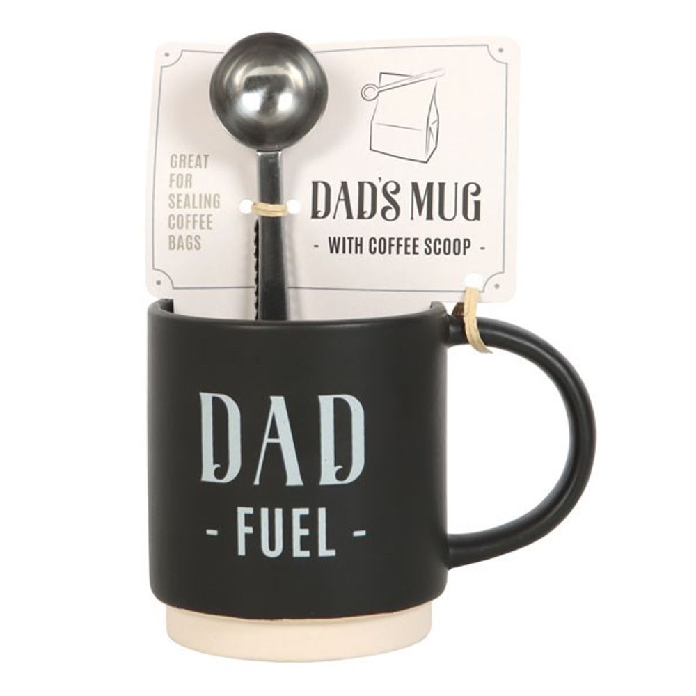 Dad Fuel Mug and Coffee Scoop Clip N/A