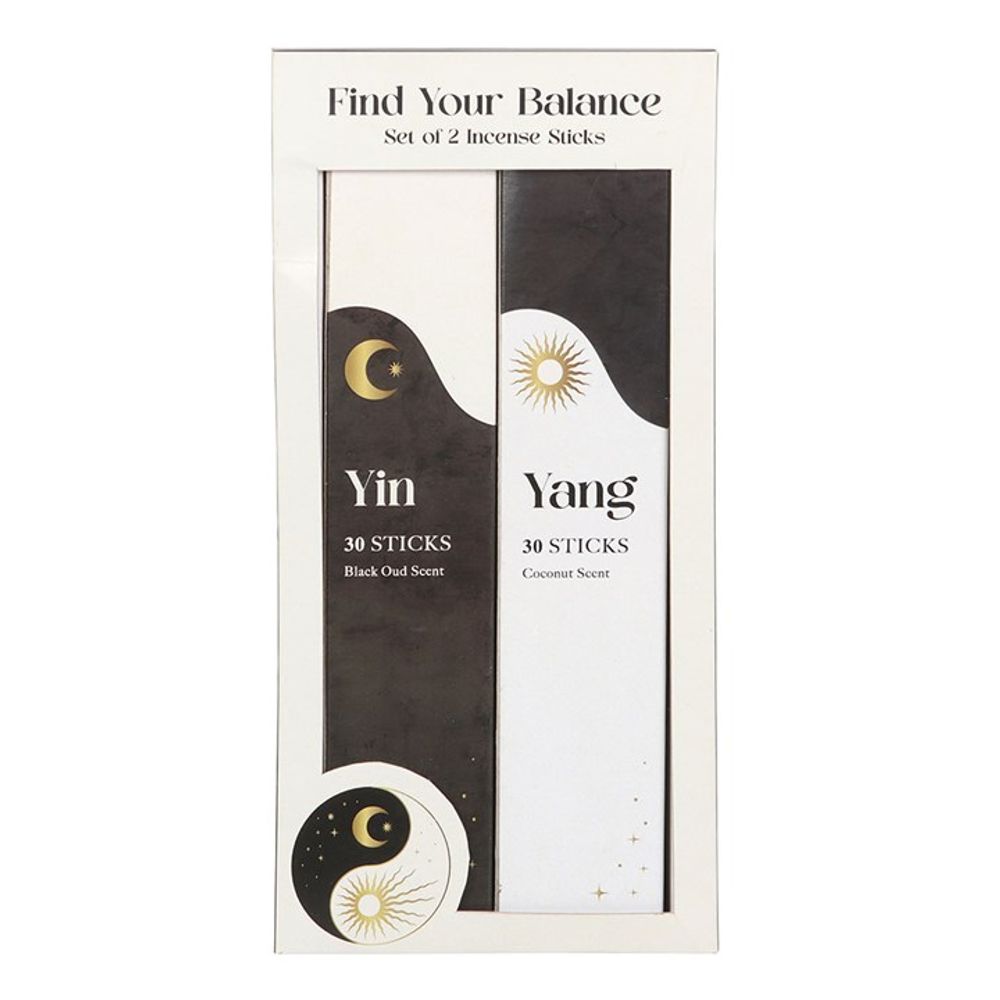 Set of 2 Yin Yang Incense Stick Packs N/A