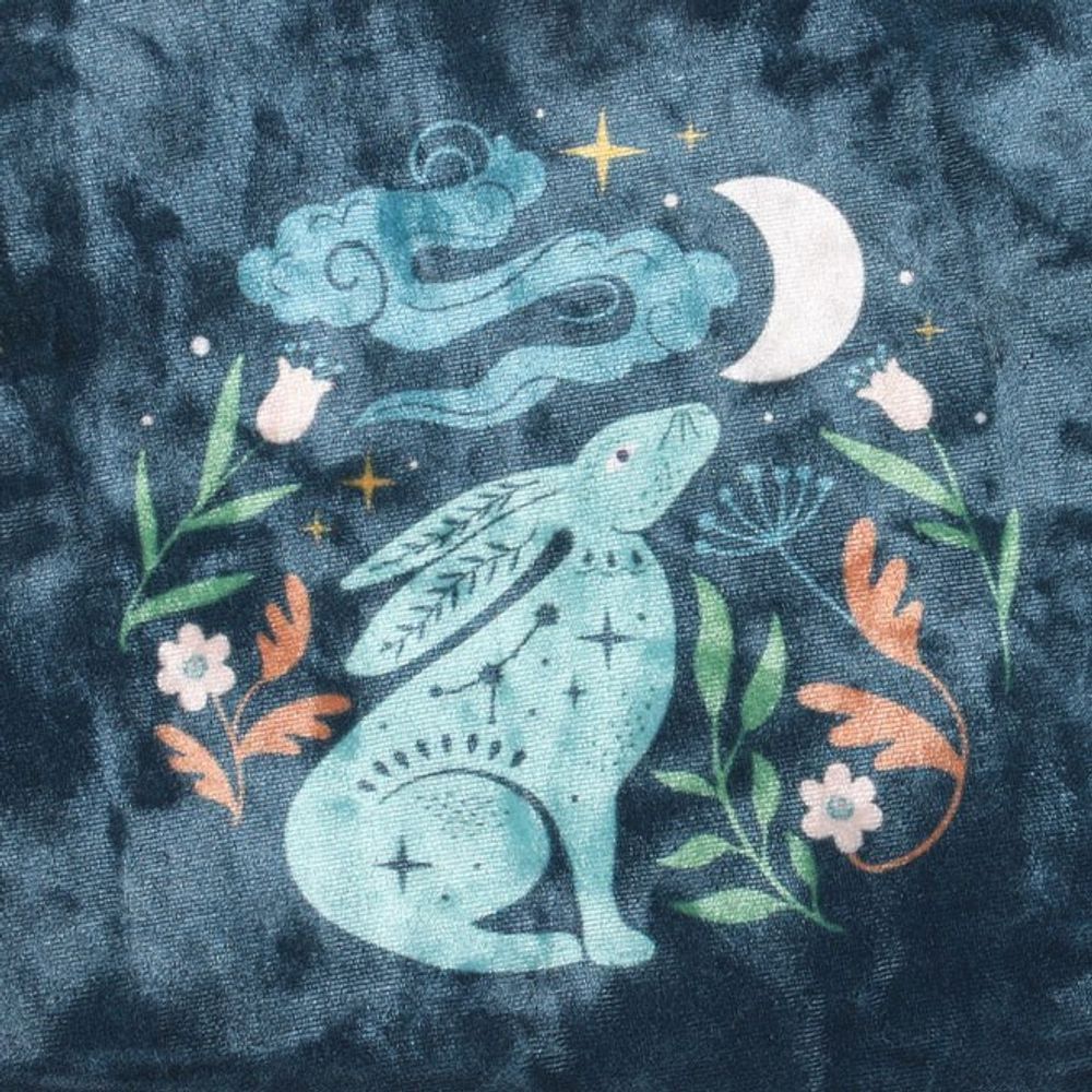 Midnight Hare Velvet Makeup Bag N/A