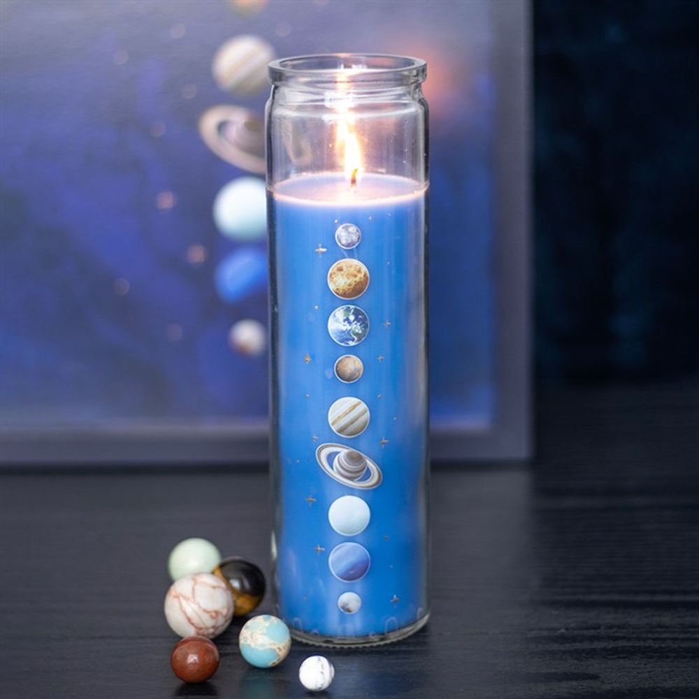 Solar System Cedar Tube Candle N/A