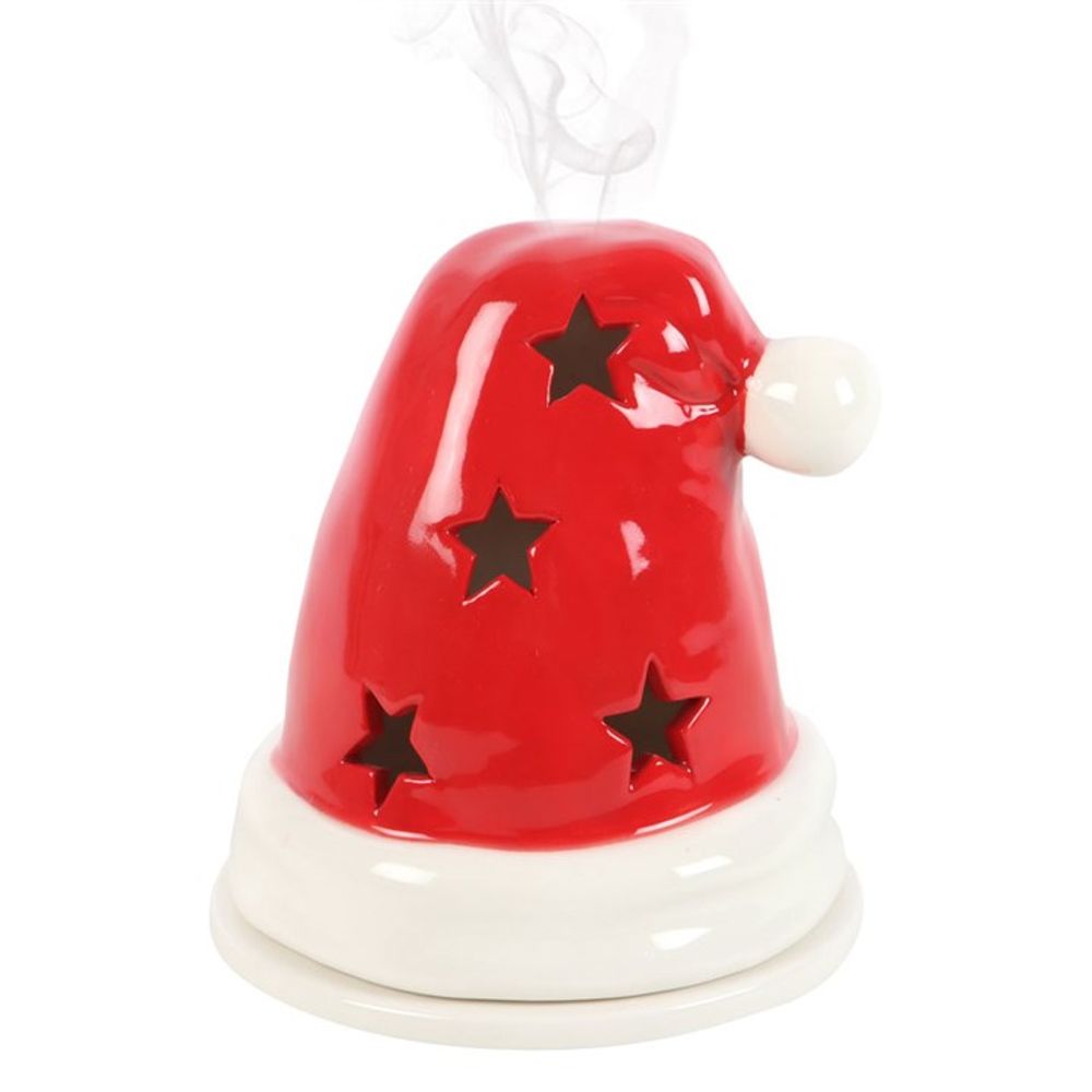 Santa Hat Incense Cone Burner and Tealight Holder N/A