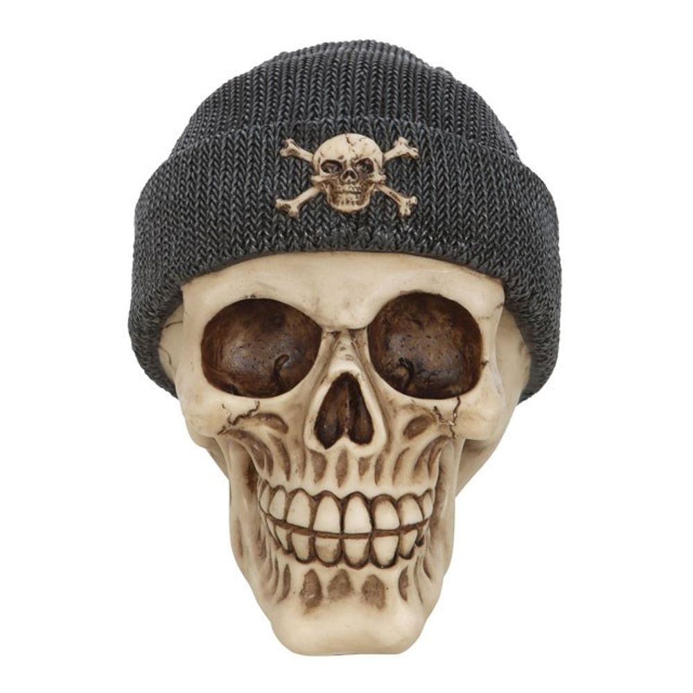 Skull Ornament with Beanie N/A