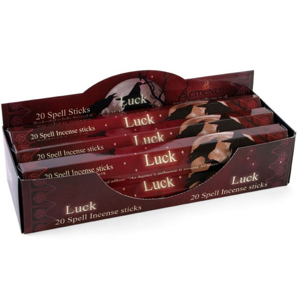 Set of 6 Packets of Luck Spell Incense Sticks by Lisa Parker N/A