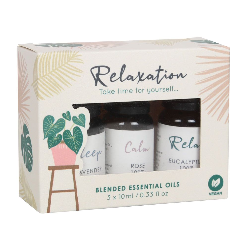 Relaxation Blended Essential Oil Gift Set N/A