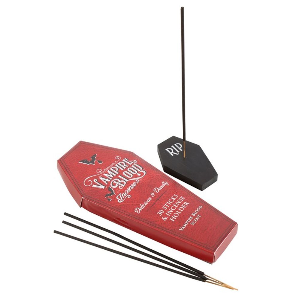 Vampire Blood Incense Sticks and Coffin Holder N/A