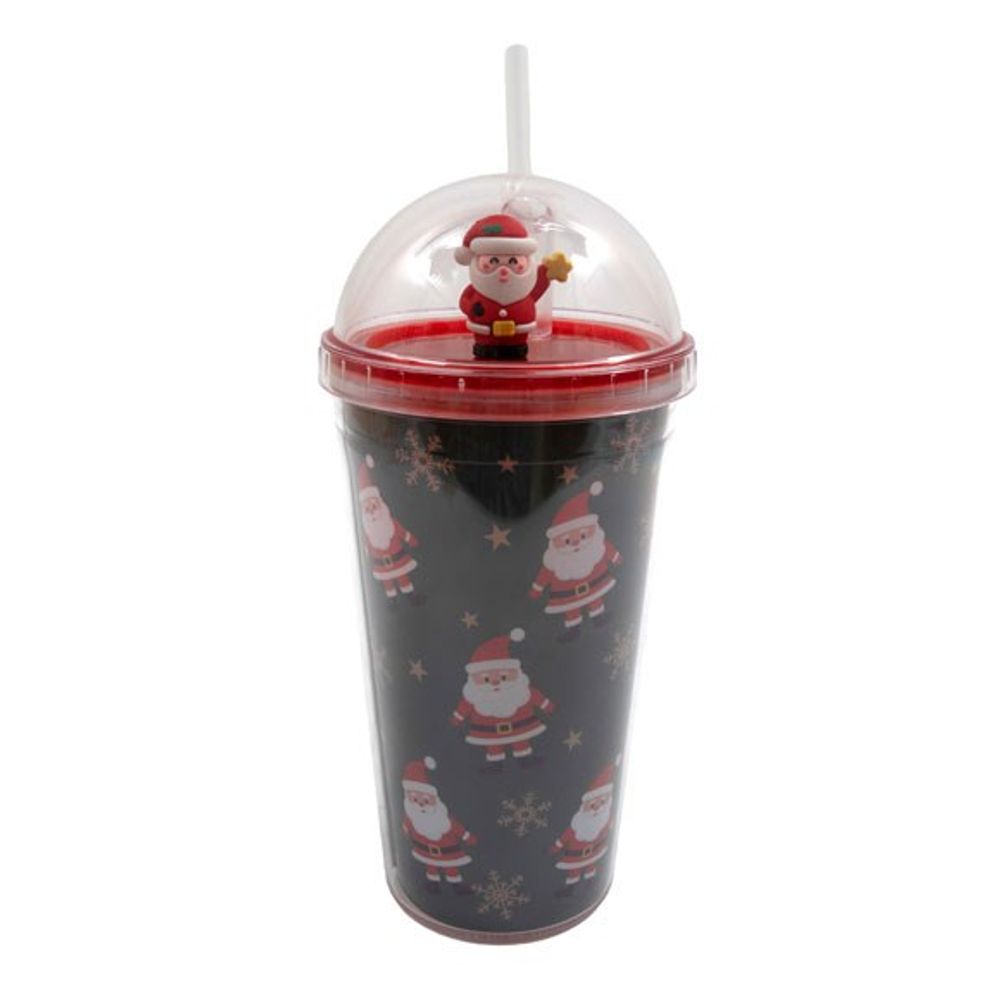 Snowman and Santa Christmas Tumbler N/A