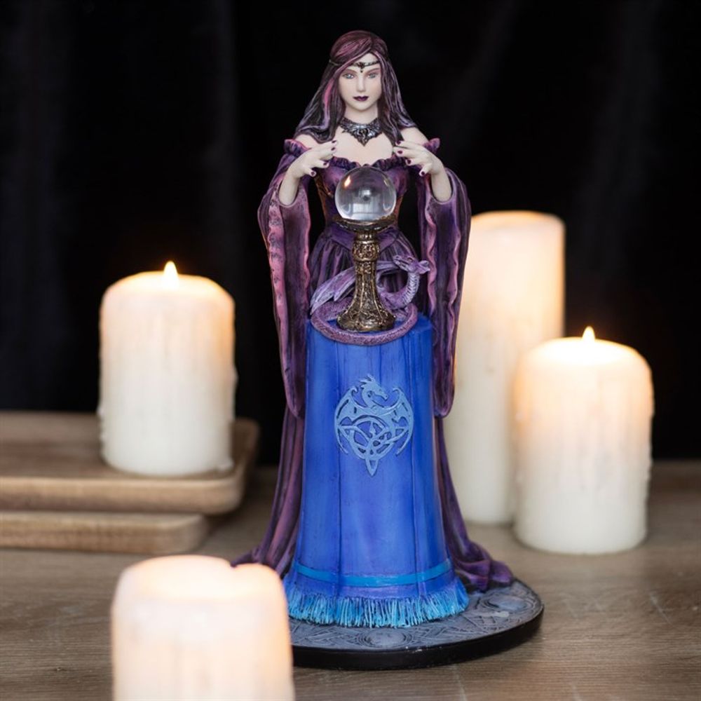 Crystal Ball Figurine by Anne Stokes N/A