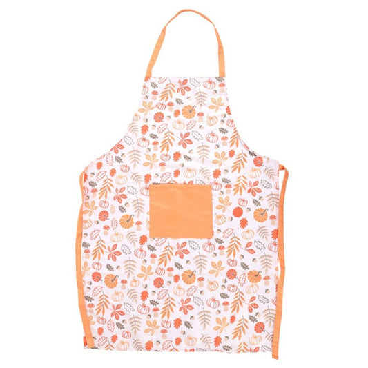 Autumn Leaves and Pumpkins Apron N/A