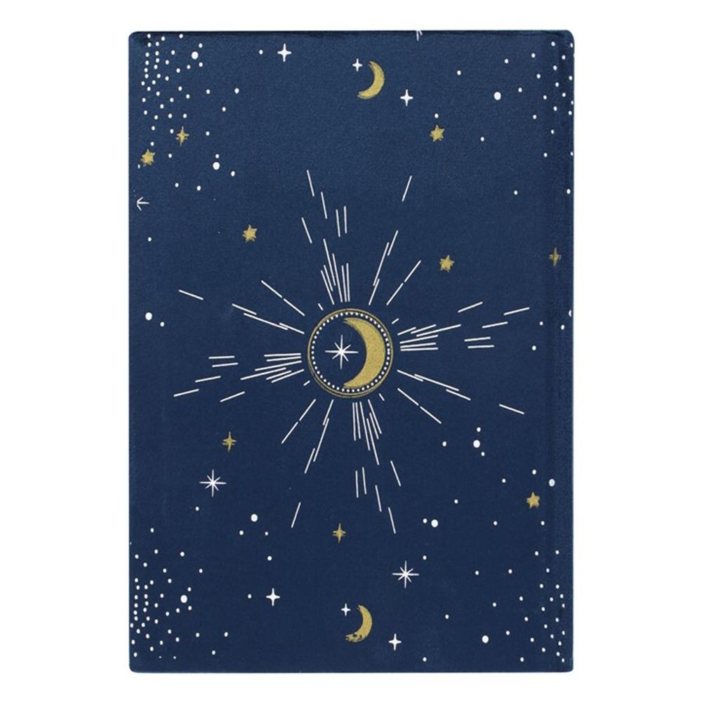 Crescent Moon Velvet Notebook N/A