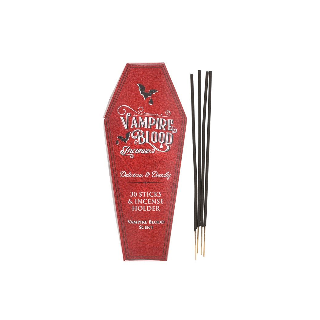 Vampire Blood Incense Sticks and Coffin Holder N/A