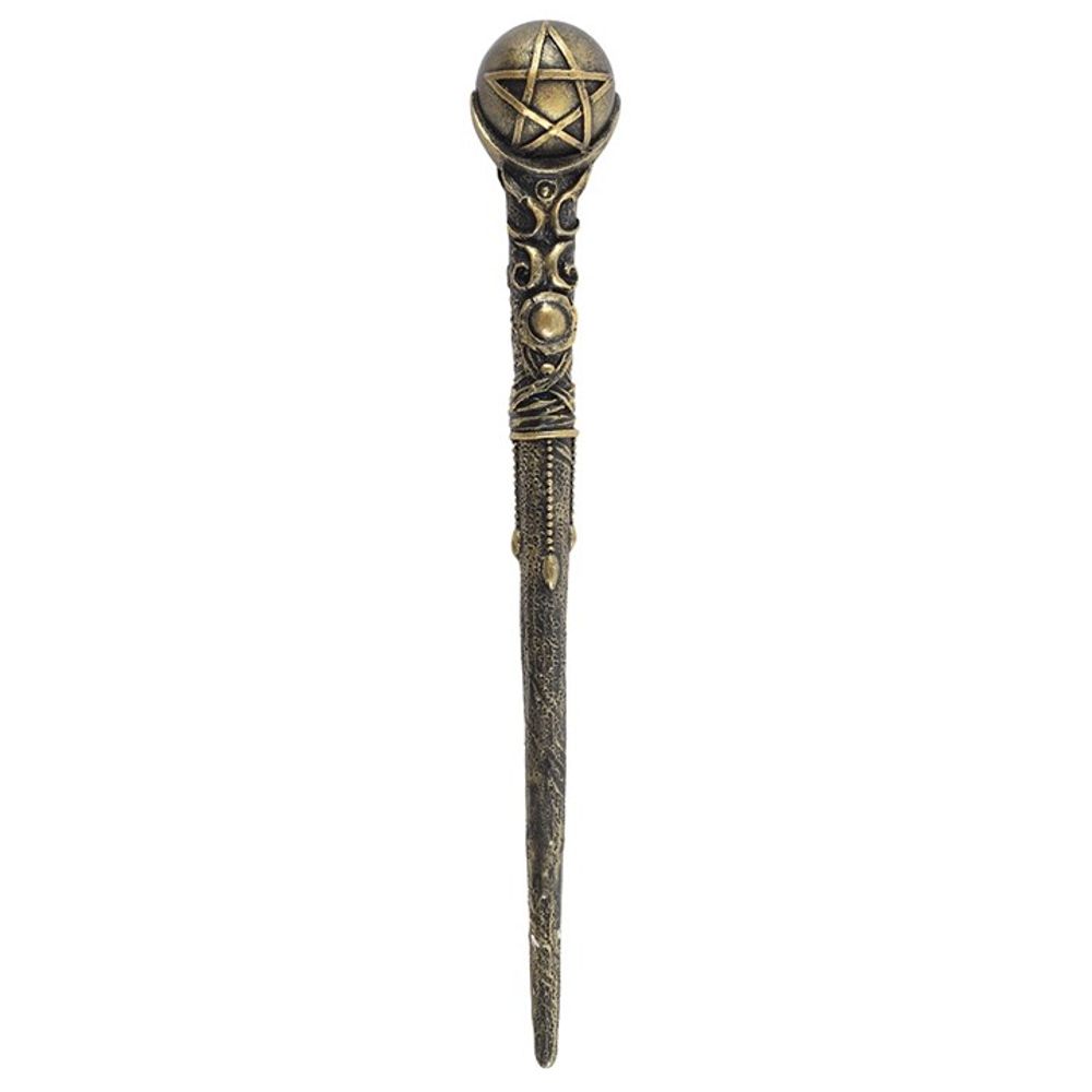 Bronze Pentagram Wand N/A