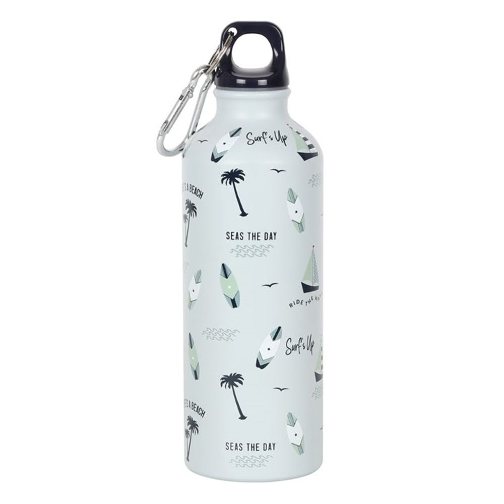 Surf's Up Nautical Metal Water Bottle N/A