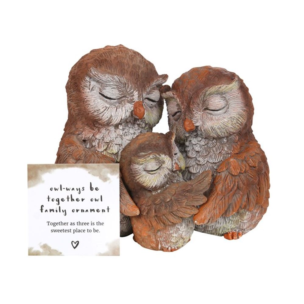 Owl-ways Be Together Owl Family Ornament N/A