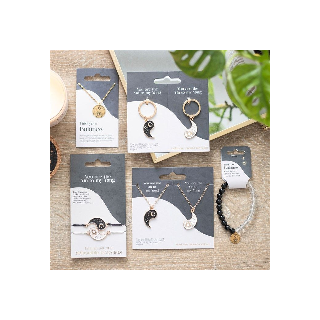 Pair of Yin Yang Best Friend Keyrings N/A