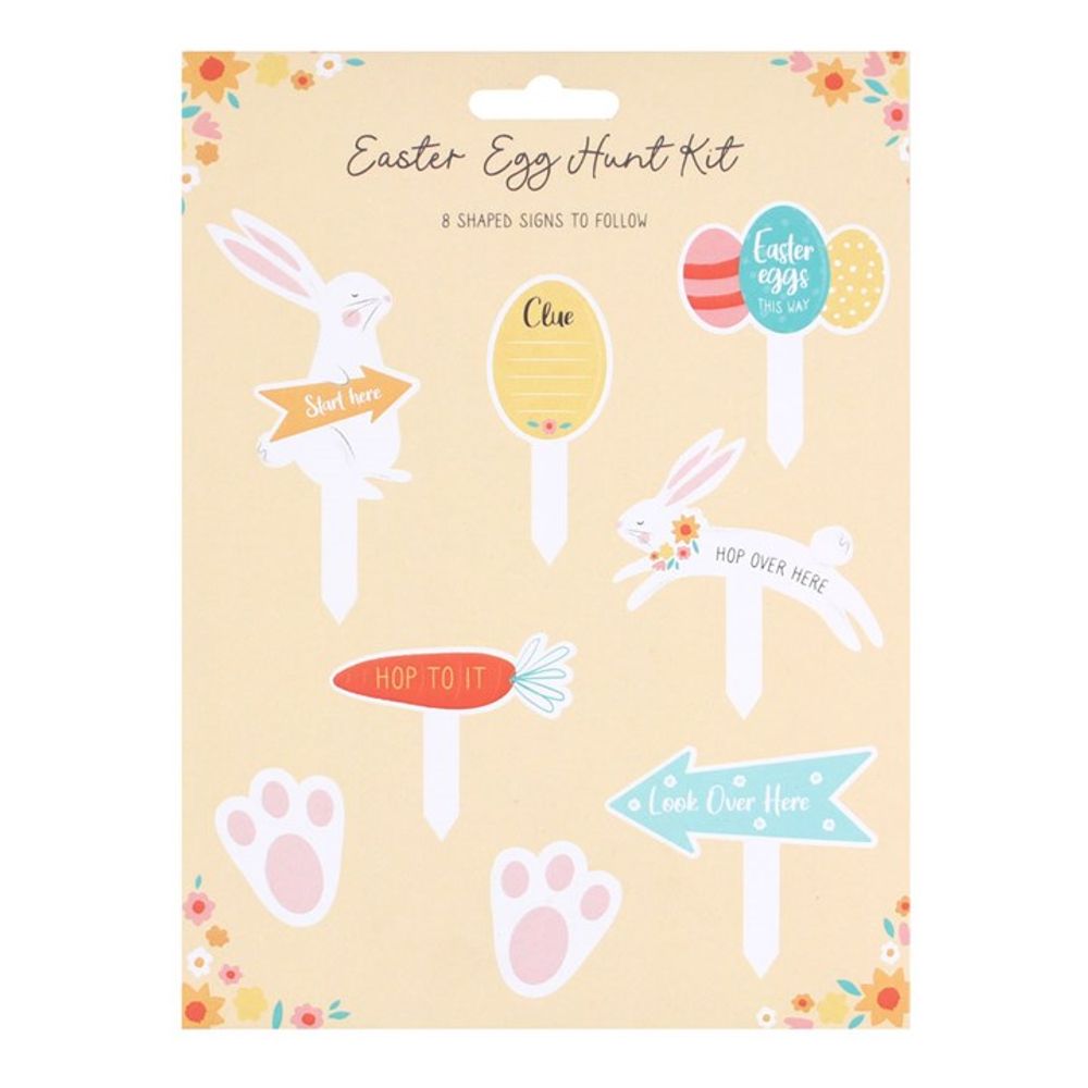 Easter Egg Hunt Cardboard Sign Kit N/A