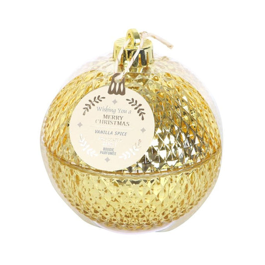 11cm Gold Bauble Candle N/A