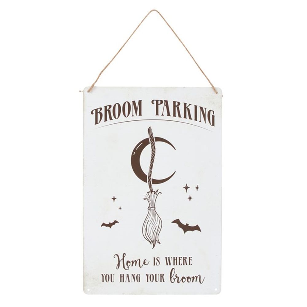 Broom Parking Metal Sign N/A