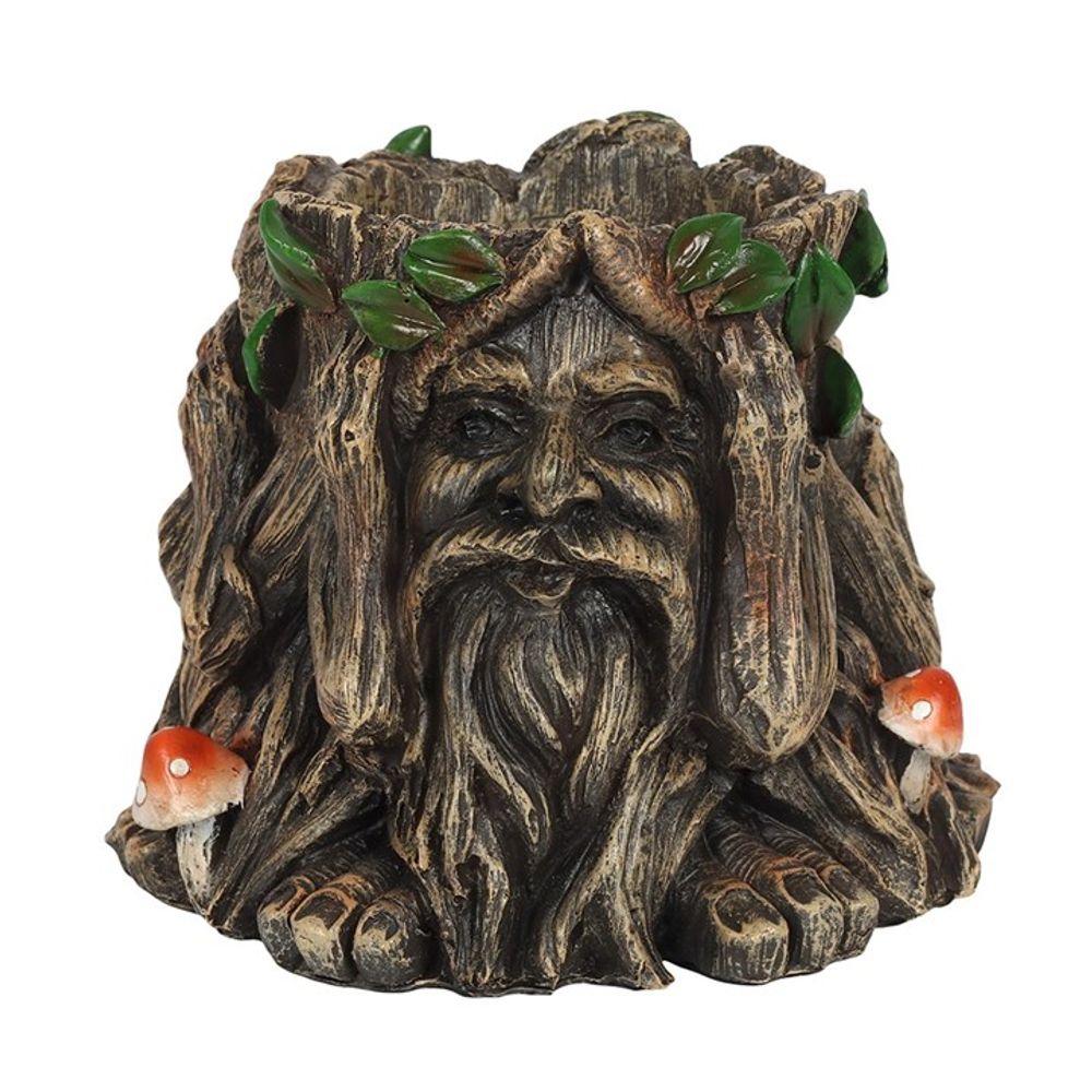 14cm Green Man Plant Pot N/A