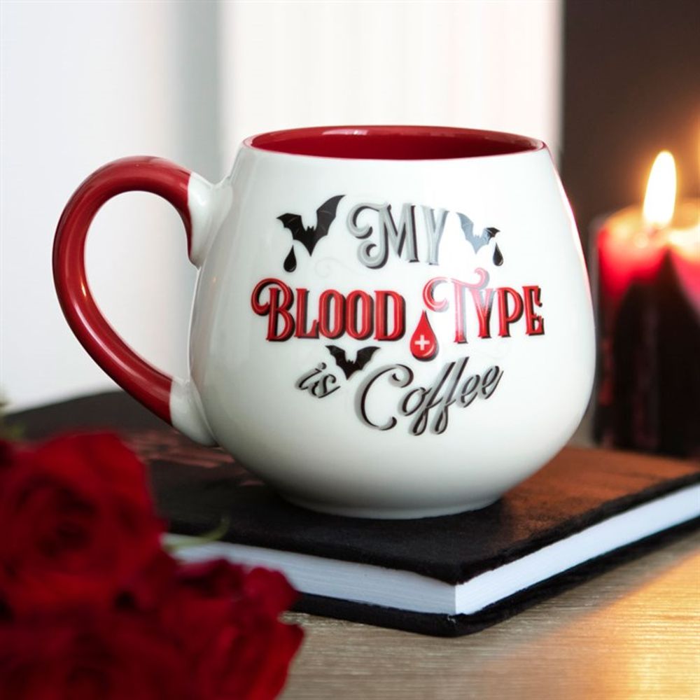 My Blood Type is Coffee Rounded Mug N/A