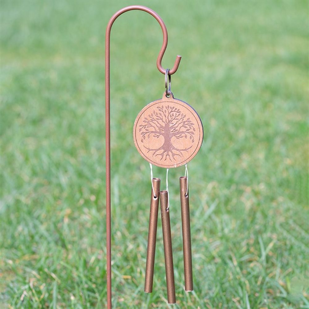 45cm Tree of Life Standing Garden Windchime N/A