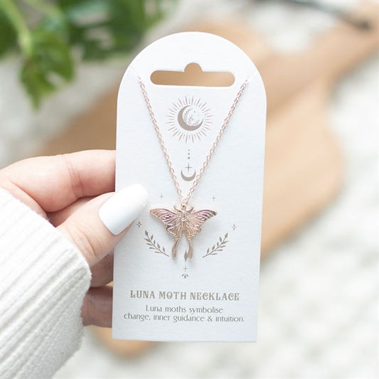 Luna Moth Pendant Necklace N/A