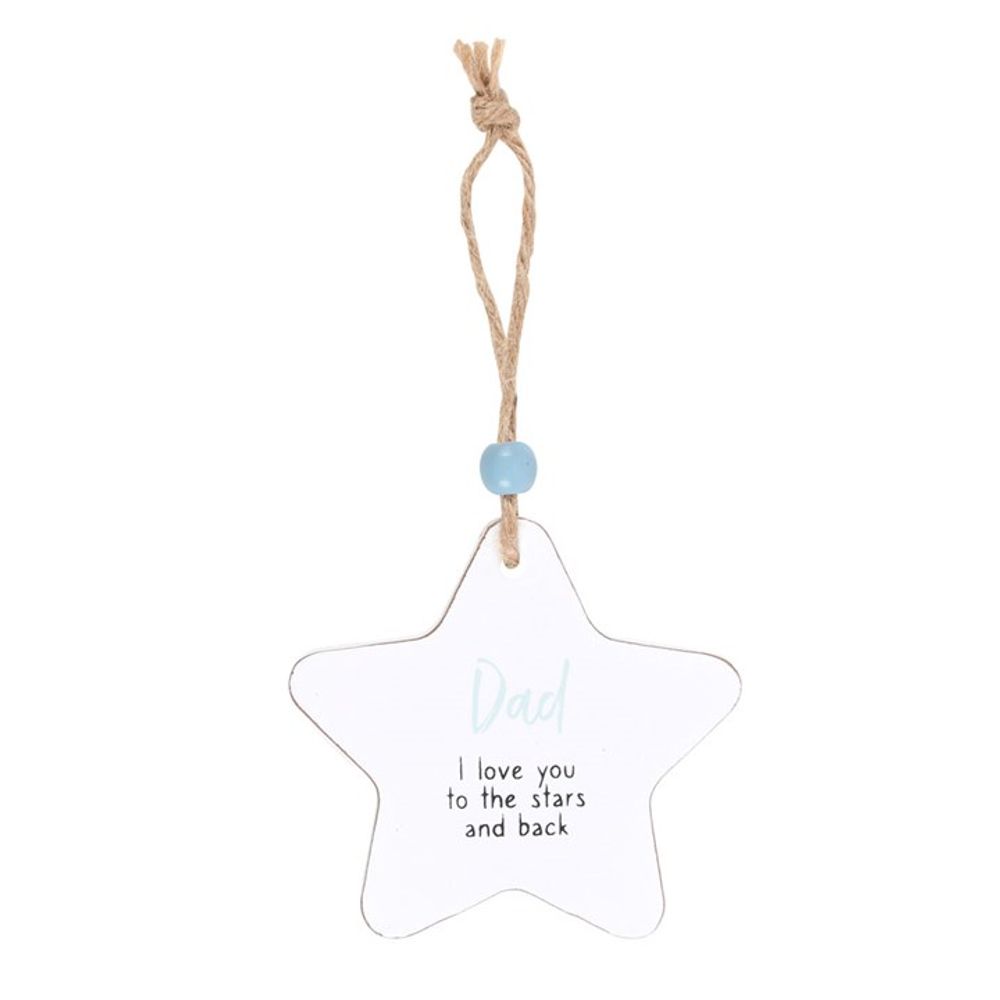 Dad Hanging Star Sentiment Sign N/A