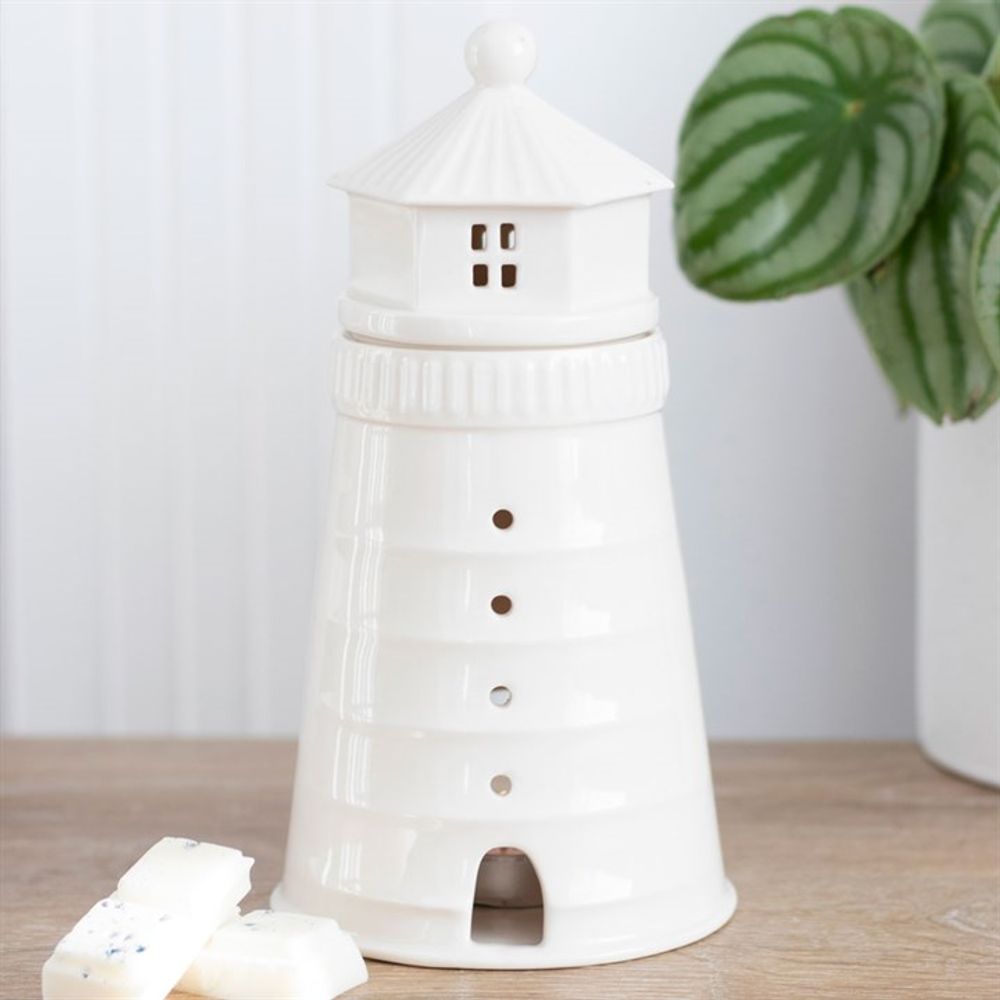 White Lighthouse Oil Burner N/A