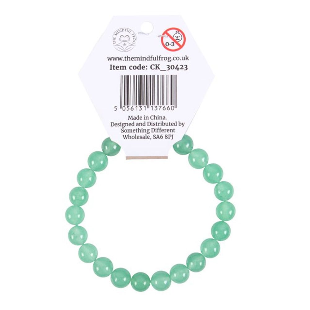 Heart Chakra Green Aventurine Gemstone Bracelet N/A