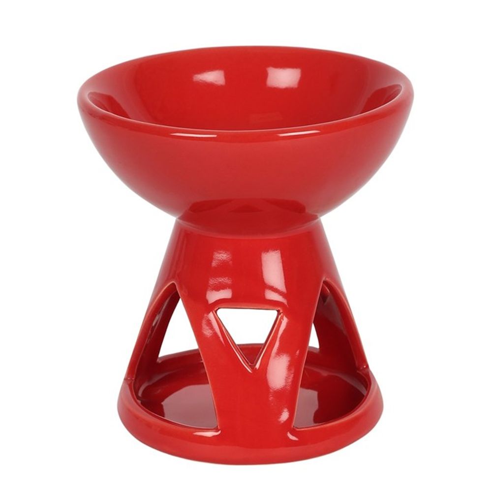 Red Deep Bowl Oil Burner N/A