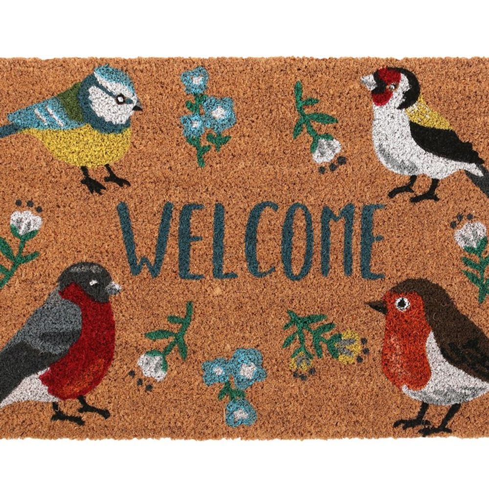 Natural British Garden Birds Doormat N/A