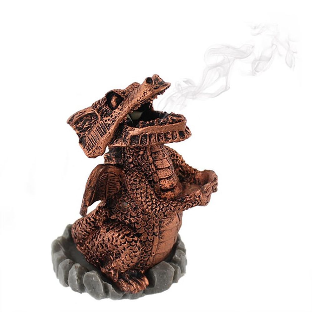 Red Dragon Incense Cone Holder N/A