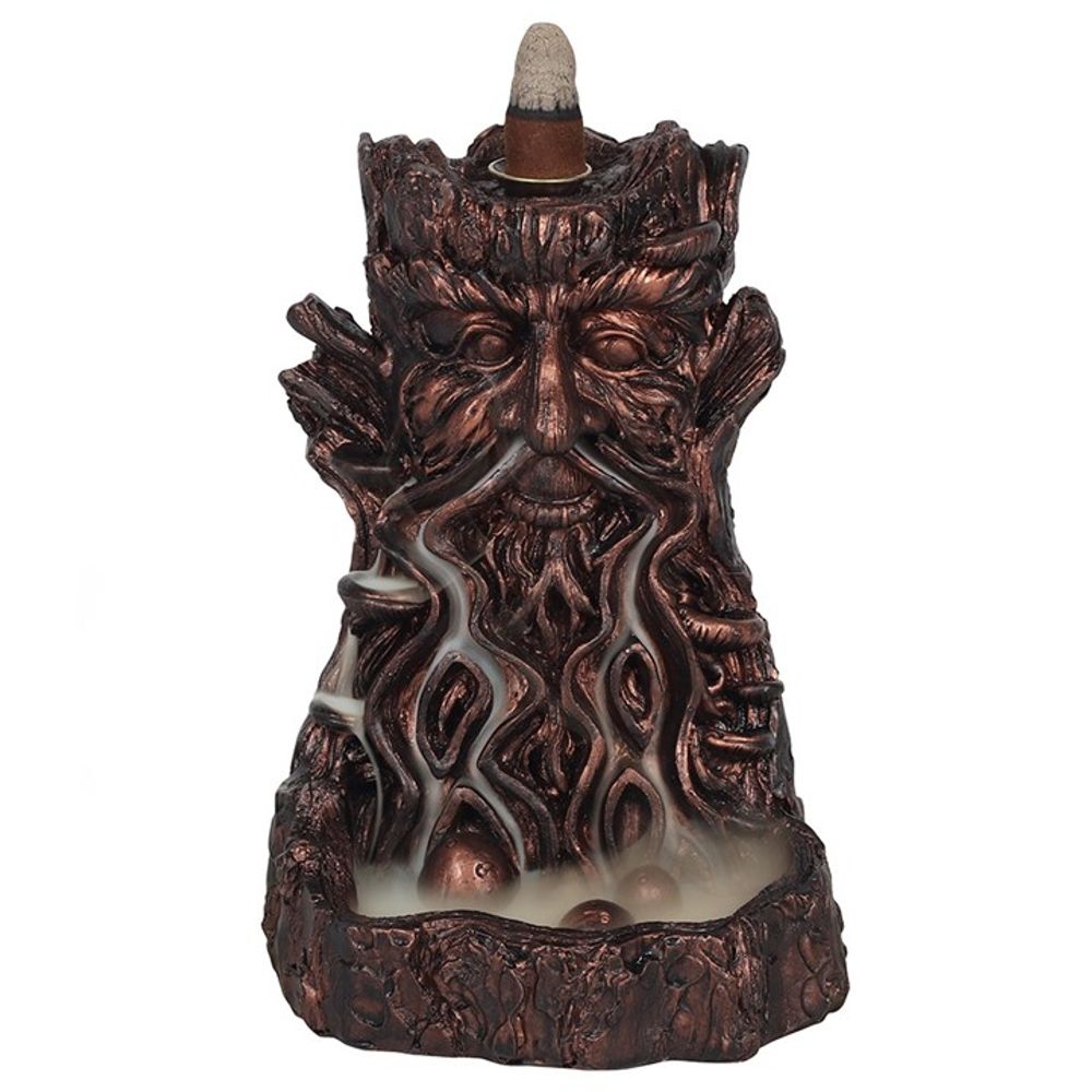 Bronze Effect Tree Man Backflow Incense Burner N/A