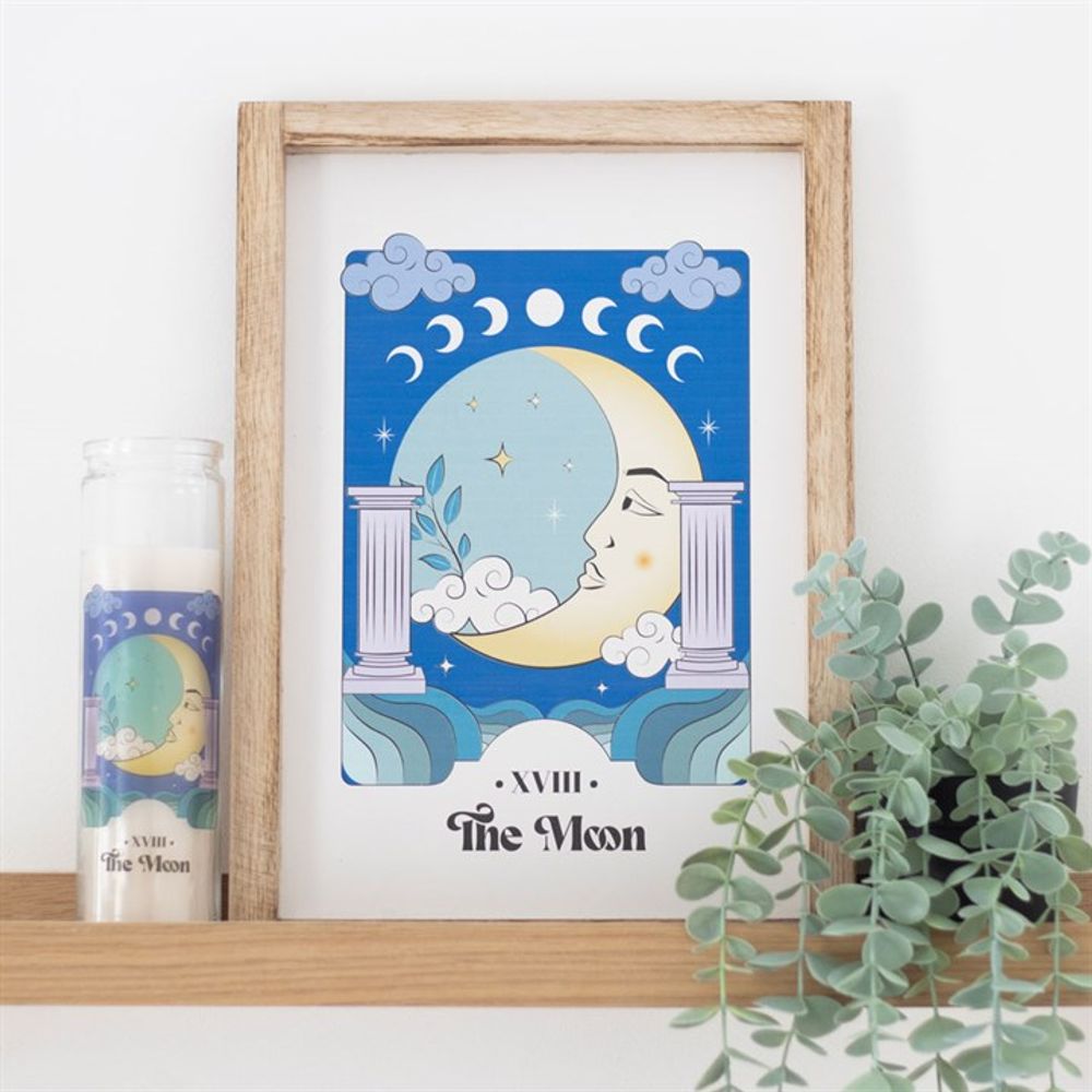 The Moon Celestial Framed Wall Print N/A