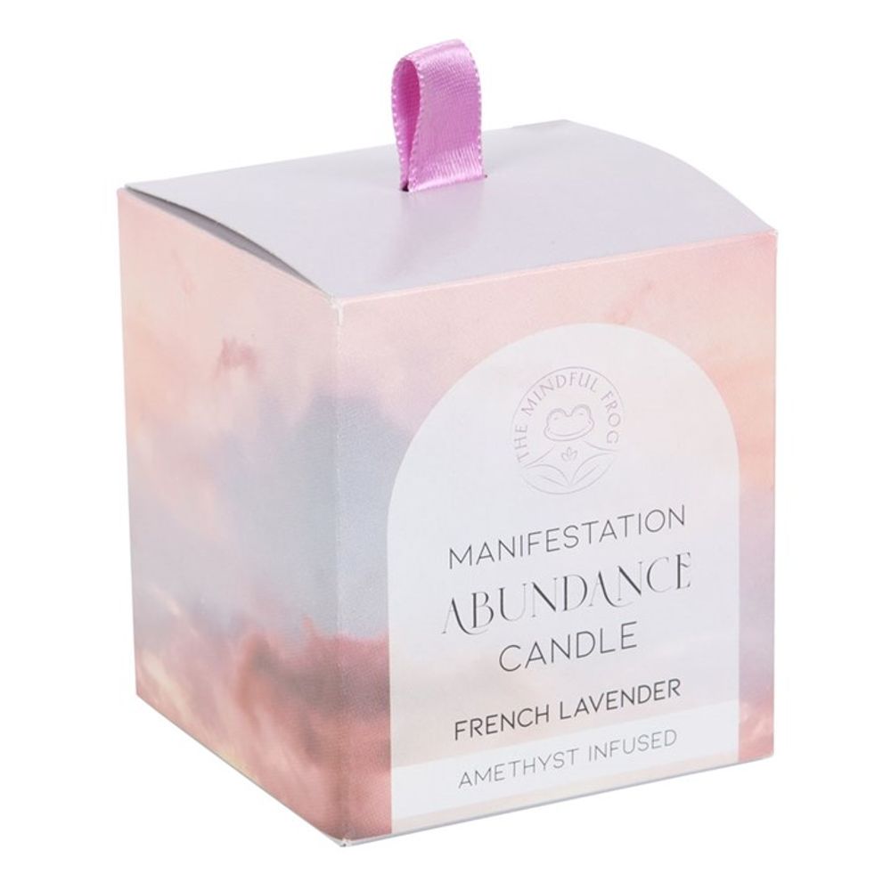 Abundance French Lavender Crystal Chip Candle N/A