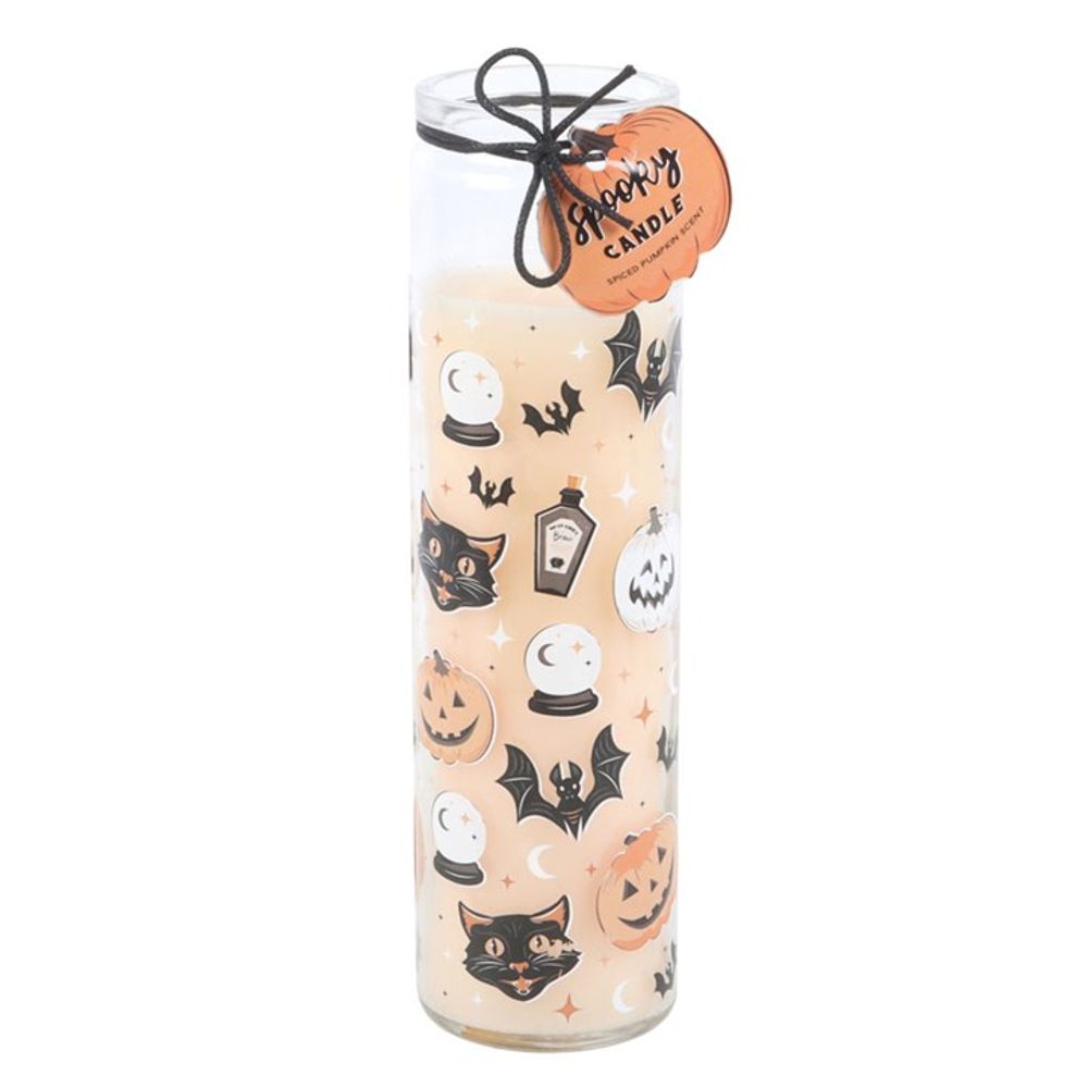 Spooky Spiced Pumpkin Tube Candle N/A