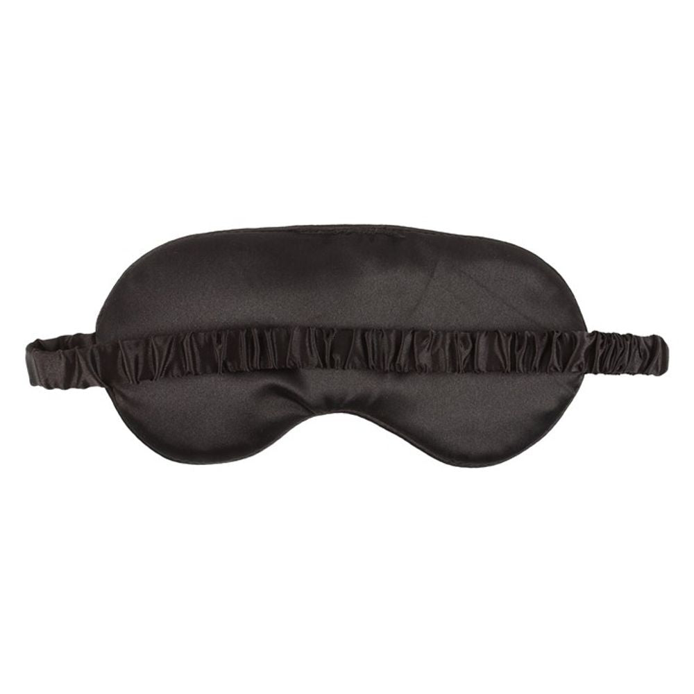 Go Away Gothic Satin Sleep Mask N/A