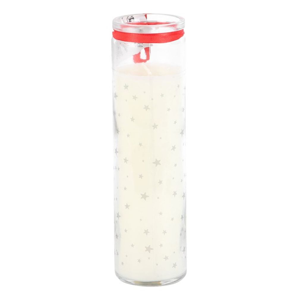 White Vanilla Advent Tube Candle N/A