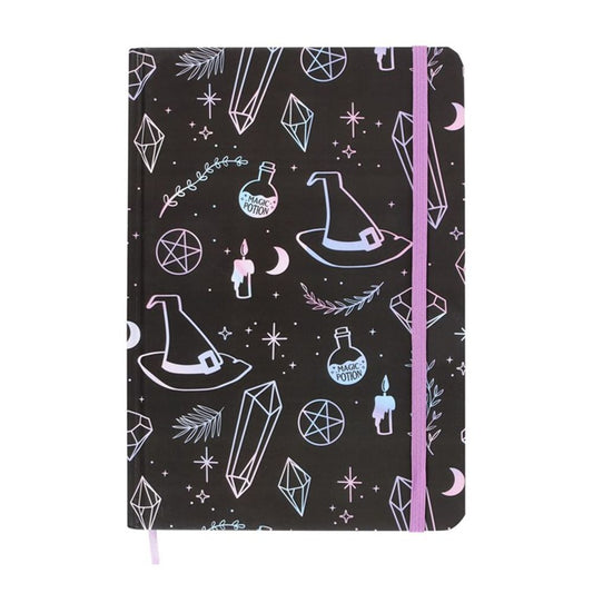 Crystal Witch Print A5 Notebook N/A