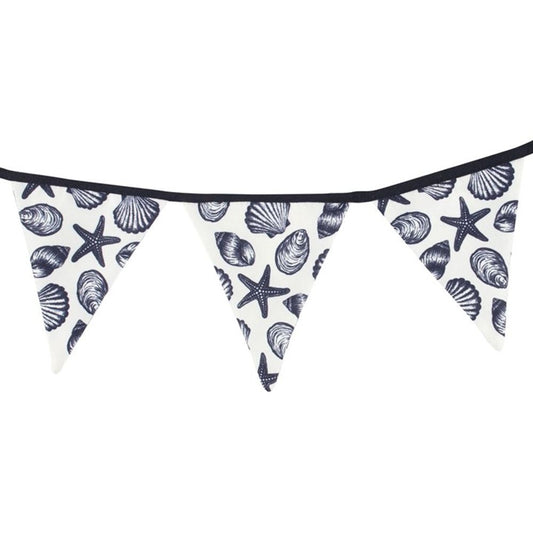 All Over Seashell Fabric Bunting N/A