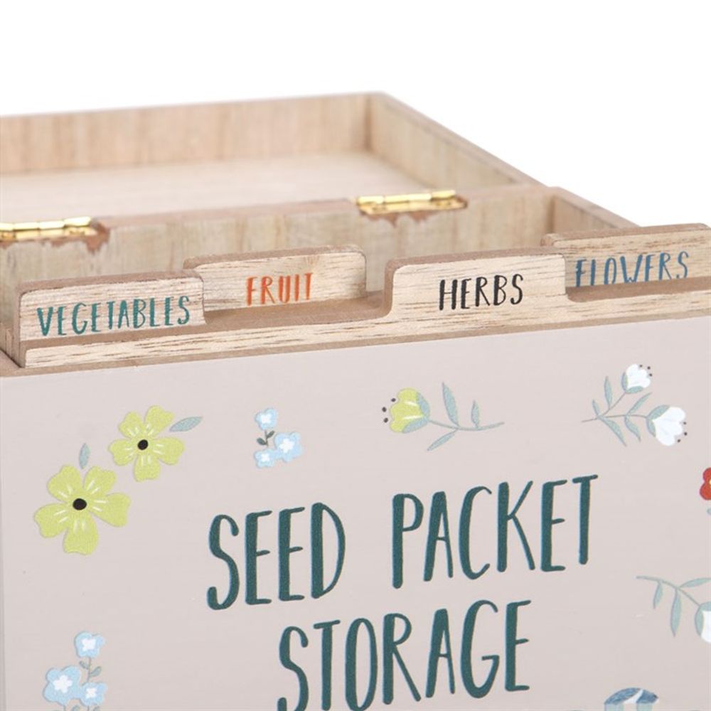 British Garden Birds Seed Packet Storage Box N/A