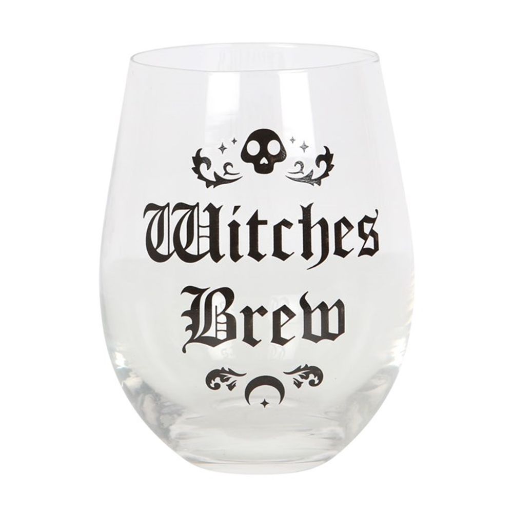 Witches Brew Stemless Wine Glass N/A