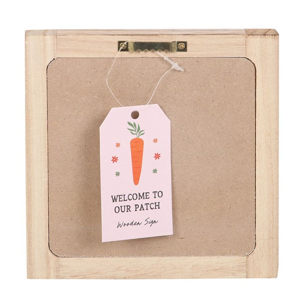 Welcome to Our Patch Wooden Frame Sign N/A