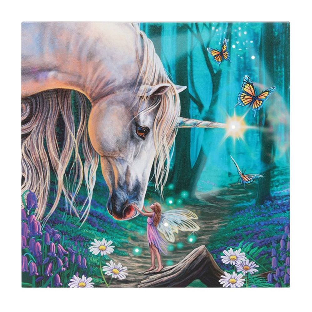 Fairy Whispers Light Up Canvas Plaque by Lisa Parker N/A