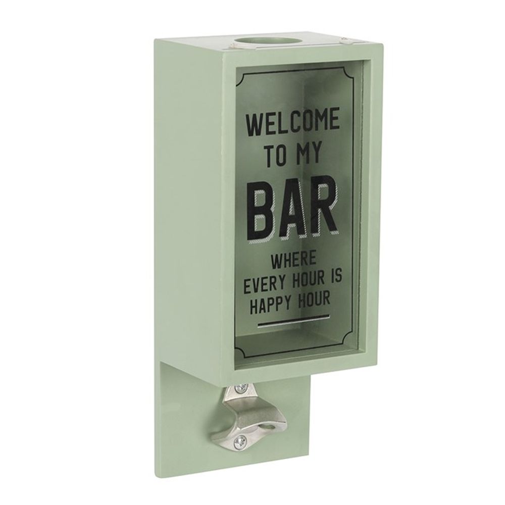 Green Garden Bar Bottle Opener Plaque N/A