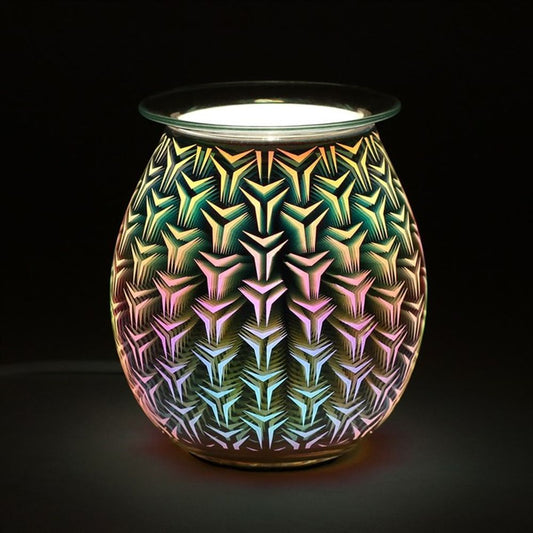 3D Geometric Light Up Electric Oil Burner N/A