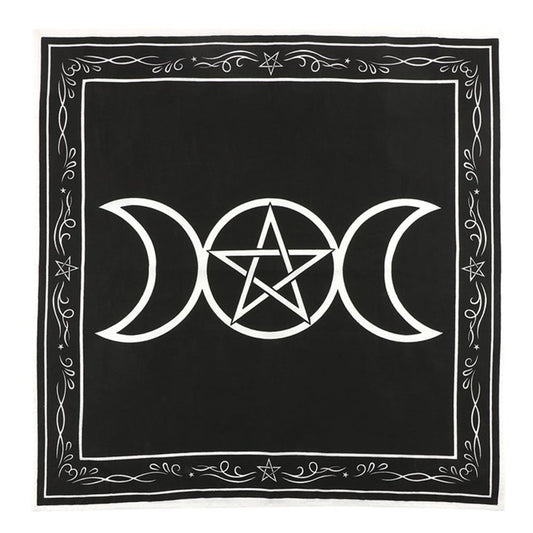 70x70cm Triple Moon Altar Cloth N/A