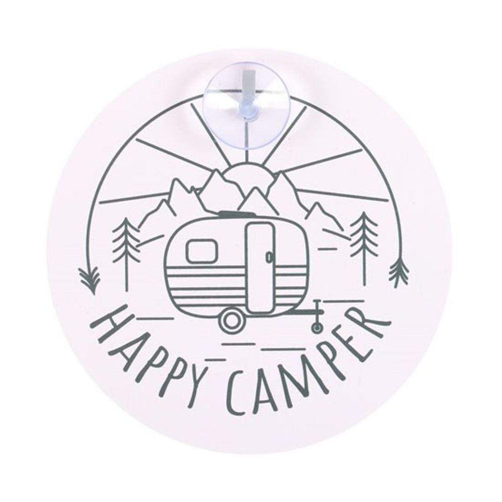 Happy Camper Window Sign N/A