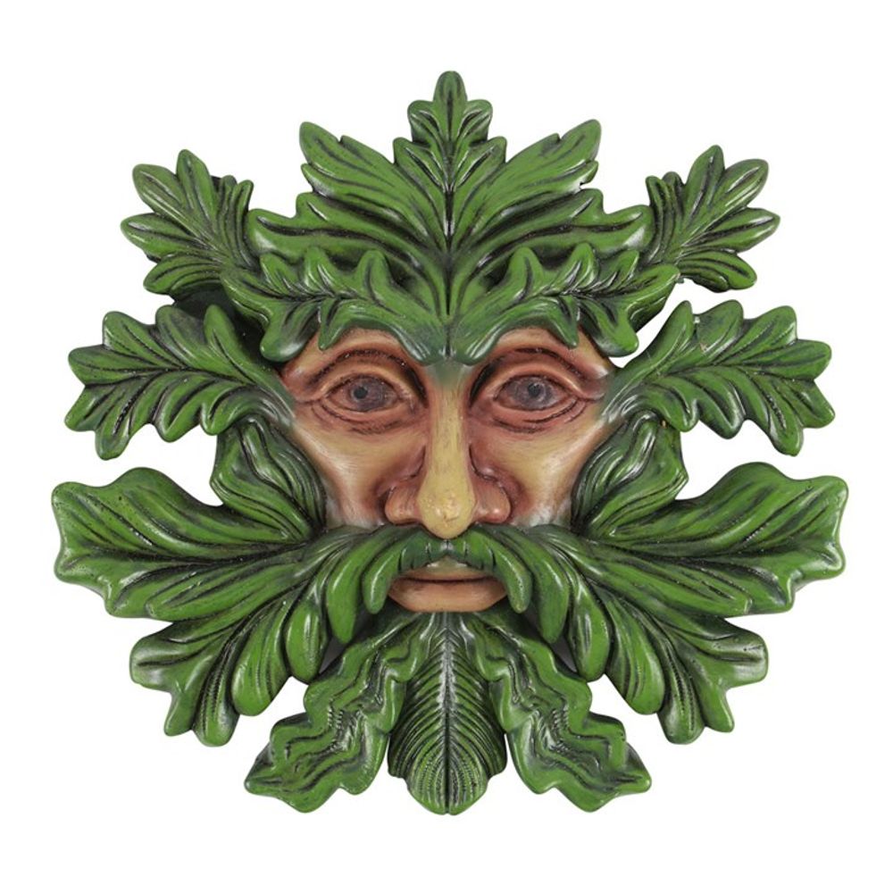 Green Man Resin Wall Plaque N/A