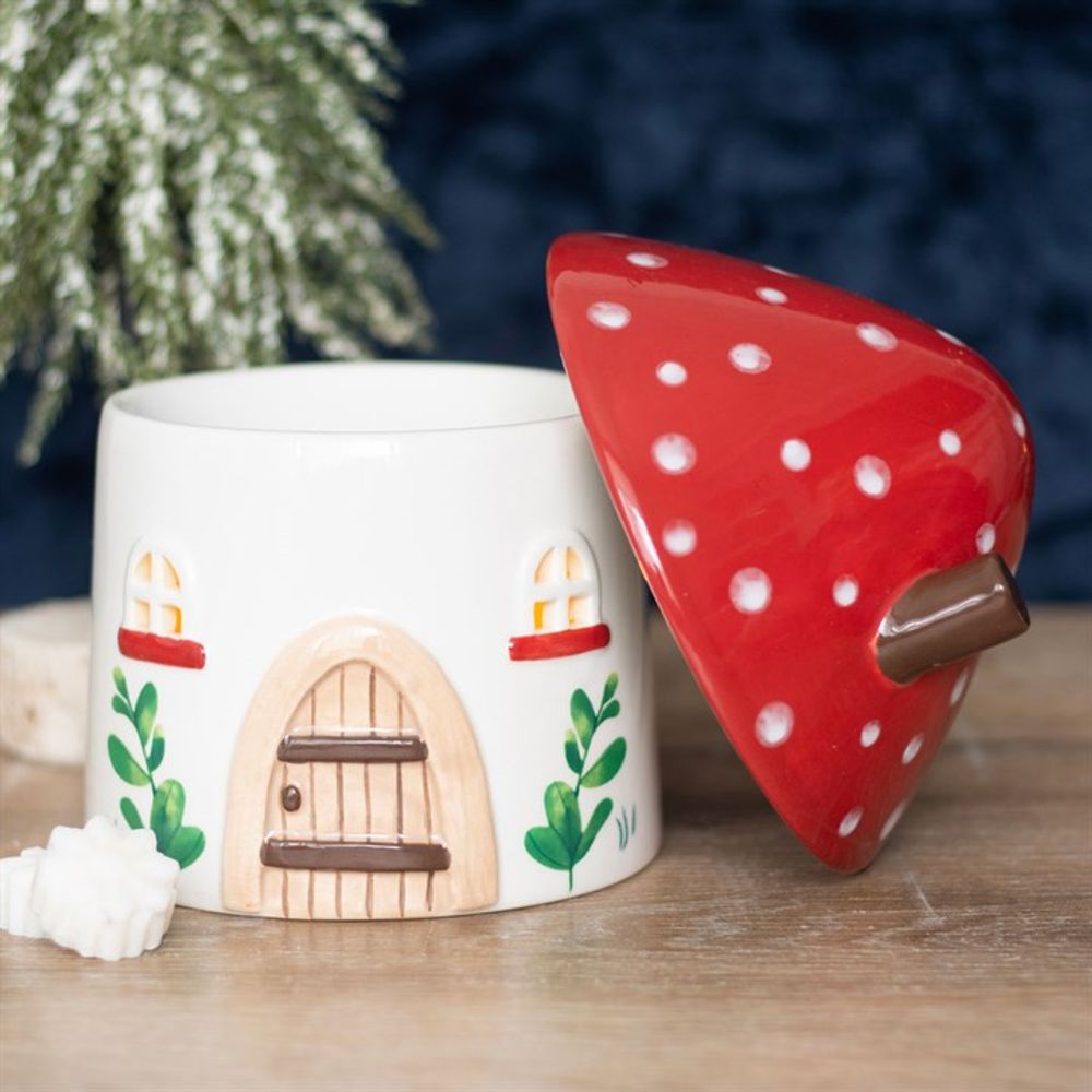 Mushroom House Oil Burner and Wax Warmer N/A