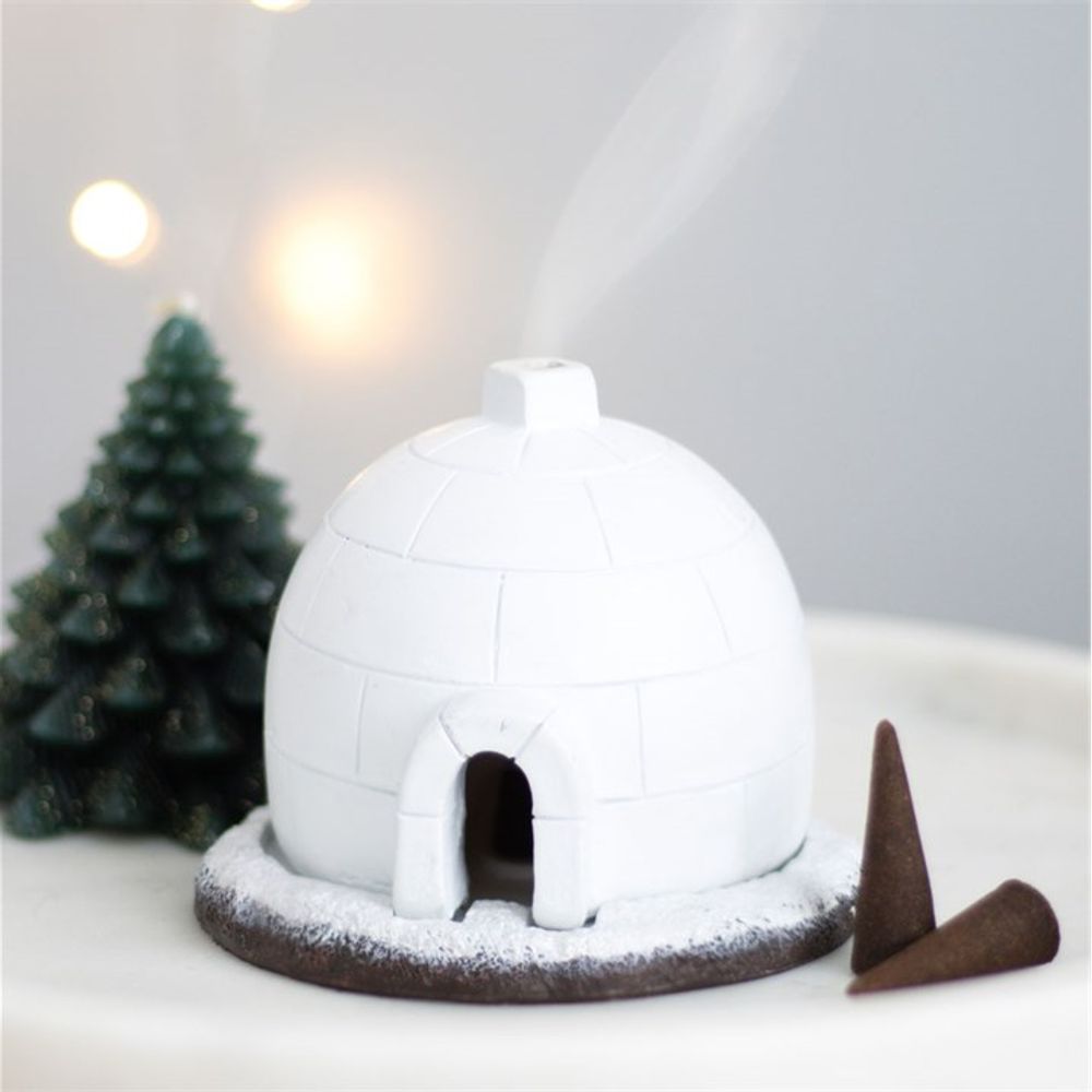 Winter Igloo Incense Cone Burner N/A